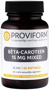 Proviform Bètacaroteen 15mg Mixed Softgels 50SG