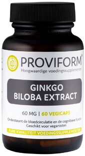 Proviform Ginkgo Biloba Extract 60mg Vegicaps 60VCP Proviform Ginkgo Biloba Extract 60mg Vegicaps 60VCP