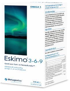 Metagenics Eskimo 3-6-9 Vloeibaar 210ML Metagenics Eskimo 3-6-9 Vloeibaar 210ML