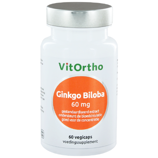 VitOrtho Ginkgo Biloba Extract 60mg Capsules 60VCP