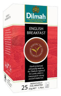 Dilmah English Breakfast Thee Zakjes 25ZK Dilmah English Breakfast Thee Zakjes 25ZK