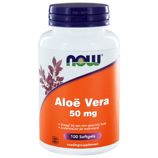 NOW Aloë Vera 50 mg Softgels 100ST