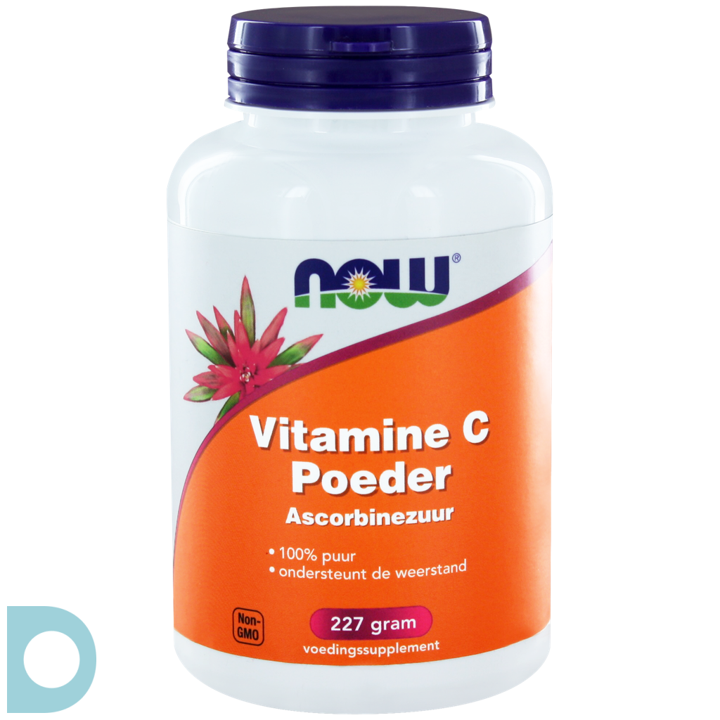 Email Behandeling Schuine streep NOW Vitamine C Poeder 100% Ascorbinezuur