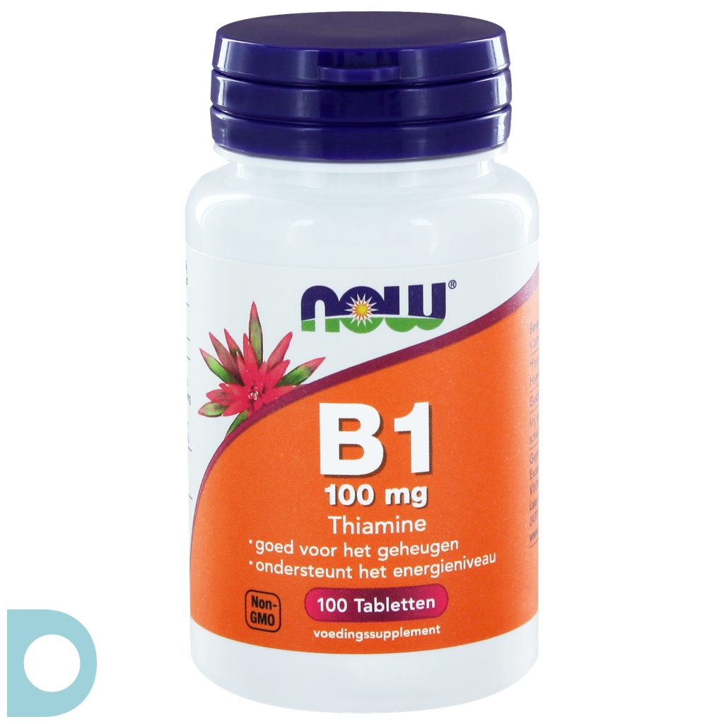NOW B1 100mg Tabletten 100ST bij De Online Drogist