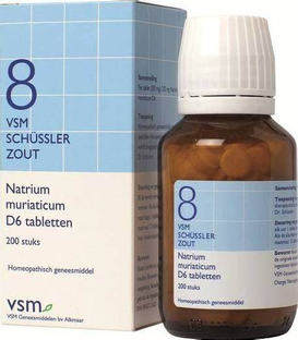 Vsm Schussler No.8 Natrium Muriaticum D6 Tabletten 200TB
