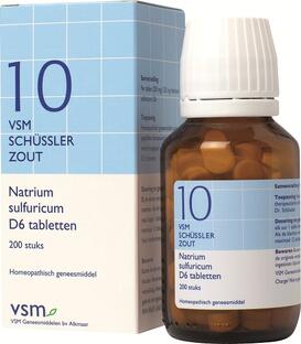 Vsm Schussler No.10 Natrium Sulfuricum D6 Tabletten 200TB