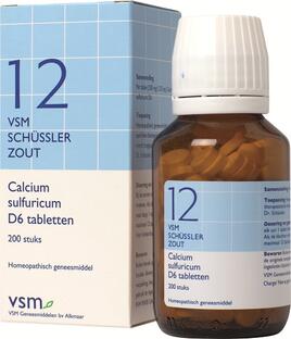Vsm Schussler No.12 Calcium Sulfuricum D6 Tabletten 200TB