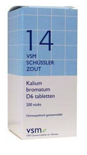 Vsm Schussler No.14 Kalium Bromatum D6 Tabletten 200TB