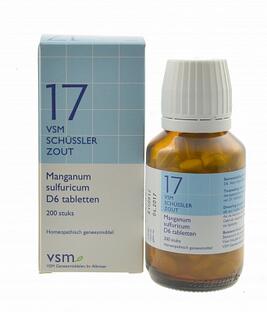 Vsm Schussler Celzout Nr.17 Manganum Sulfuricum D6 Tabletten 200TB