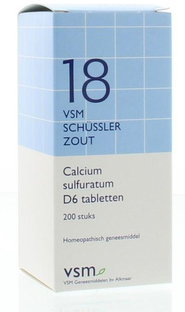 Vsm Schussler Celzout Nr.18 Calcium sulfuratum D6 Tabletten 200TB