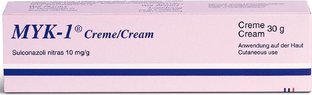 Myk-1 hydrofiele crème 10mg/g - bij schimmelinfecties van de huid - 30GR
