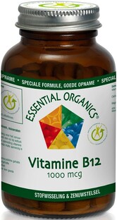 Essential Organics Vitamine B12 1000mcg Tabletten 90TB Essential Organics Vitamine B12 1000mcg Tabletten 90TB