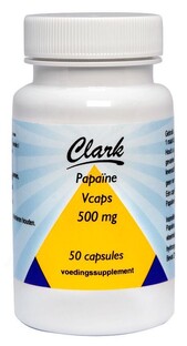 Clark Papaine 500mg Capsules 50CP Clark Papaine 500mg Capsules 50CP