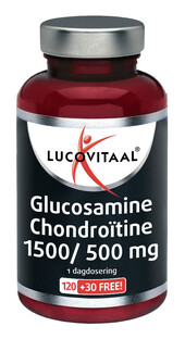 Lucovitaal Glucosamine Chondroïtine 1500/500mg Tabletten 150TB Lucovitaal Glucosamine Chondroïtine 1500/500mg Tabletten 150TB