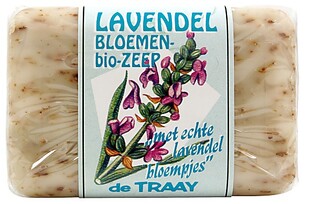 De Traay Zeep Lavendel met lavendelbloesem 250GR De Traay Zeep Lavendel met lavendelbloesem 250GR