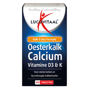 Lucovitaal Oesterkalk Calcium Tabletten 100TB Lucovitaal Oesterkalk Calcium Tabletten 100TB