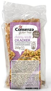 Consenza Cracker Kaas-Pompoen 250GR