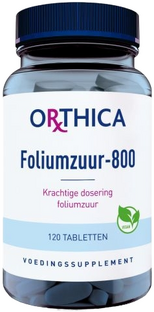 Orthica Foliumzuur 800 Tabletten 120TB Orthica Foliumzuur 800 Tabletten 120TB
