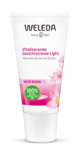 Weleda Wilde Rozen Vitaliserende Gezichtscrème Light 30ML Weleda Wilde Rozen Vitaliserende Gezichtscrème Light 30ML