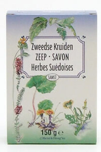 Marval & Vincent Zweedse Kruiden Zeep 150GR Marval & Vincent Zweedse Kruiden Zeep 150GR