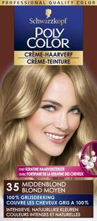 Schwarzkopf Poly Color Crème Haarverf 35 Midden Blond 90ML