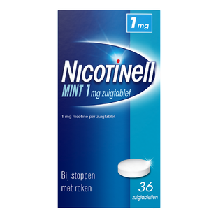 Nicotinell Zuigtablet Mint 1 mg - voor stoppen met roken 36ST Nicotinell Zuigtablet Mint 1 mg - voor stoppen met roken 36ST