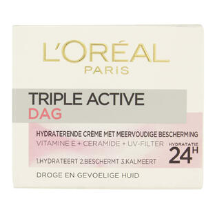 L'Oréal Paris Triple Active Dagcreme Droge Huid 50ML