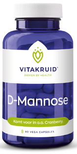 Vitakruid D-Mannose 500 gewonnen uit Cranberry 90CP Vitakruid D-Mannose 500 gewonnen uit Cranberry 90CP
