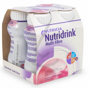 Nutridrink Multi Fibre Aardbei 800ML 