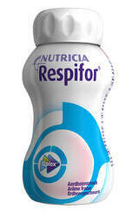 Nutricia Respifor Aardbei Drink 4-pack 125ML