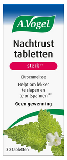 A.Vogel Citroenmelisse Nachtrust Tabletten Sterk 30TB 