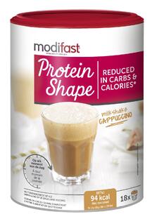 De Online Drogist Modifast Protein Shape Milkshake Cappuccino 540GR aanbieding