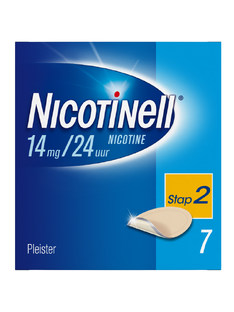 Nicotinell Pleisters 14 mg - voor stoppen met roken 7ST Nicotinell Pleisters 14 mg - voor stoppen met roken 7ST