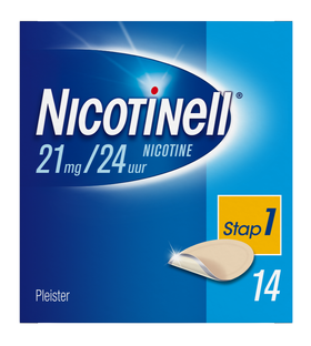 Nicotinell Pleisters 21 mg - voor stoppen met roken 14ST