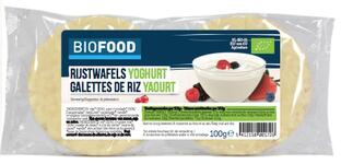 Damhert Biofood Rijstwafels Yoghurt 100GR