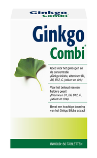 Leef Vitaal Ginkgo Combi Tabletten 60TB
