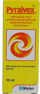 Mylan Pyralvex Mondvloeistof 10ML Mylan Pyralvex Mondvloeistof 10ML
