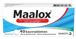 Maalox Kauwtabletten 40TB