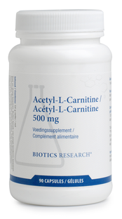 Biotics Acetyl L Carnitine 500 Capsules 90CP