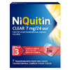 Niquitin Clear Pleisters 7mg Stap 3 7ST Niquitin Clear Pleisters 7mg Stap 3 7ST