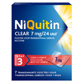 Niquitin Clear Pleisters 7mg Stap 3 7ST