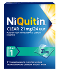 Niquitin Clear Pleisters 21mg Stap 1 7ST 