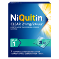 Niquitin Clear Pleisters 21mg Stap 1 7ST