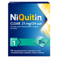 Niquitin Clear Pleisters 21mg Stap 1 14ST