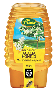 De Traay Acaciahoning EKO Knijpfles 365GR De Traay Acaciahoning EKO Knijpfles 365GR