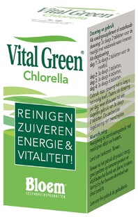 Bloem Vital Green Chlorella Tabletten 200TB Bloem Vital Green Chlorella Tabletten 200TB