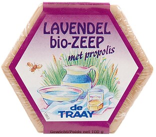 De Traay Zeep Lavendel met propolis 100GR De Traay Zeep Lavendel met propolis 100GR