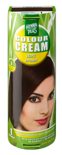 Hennaplus Colour Cream 03 Dark Brown 60ML Hennaplus Colour Cream 03 Dark Brown 60ML