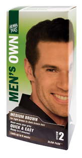 Hennaplus Men's Own Haarkleuring Medium Brown 80ML