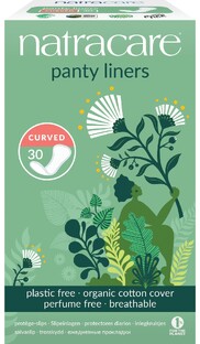 Natracare Panty Liners Curved Inlegkruisjes - plasticvrij 30ST  Natracare Panty Liners Curved Inlegkruisjes - plasticvrij 30ST